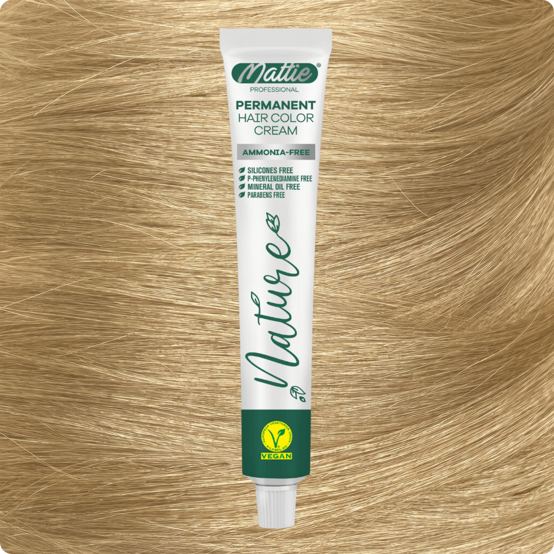 Mattie Professional Nature (10.0) Intensywny Bardzo Jasny Blond - Wegańska Permanentna Kremowa Farba Do Włosów 60ml