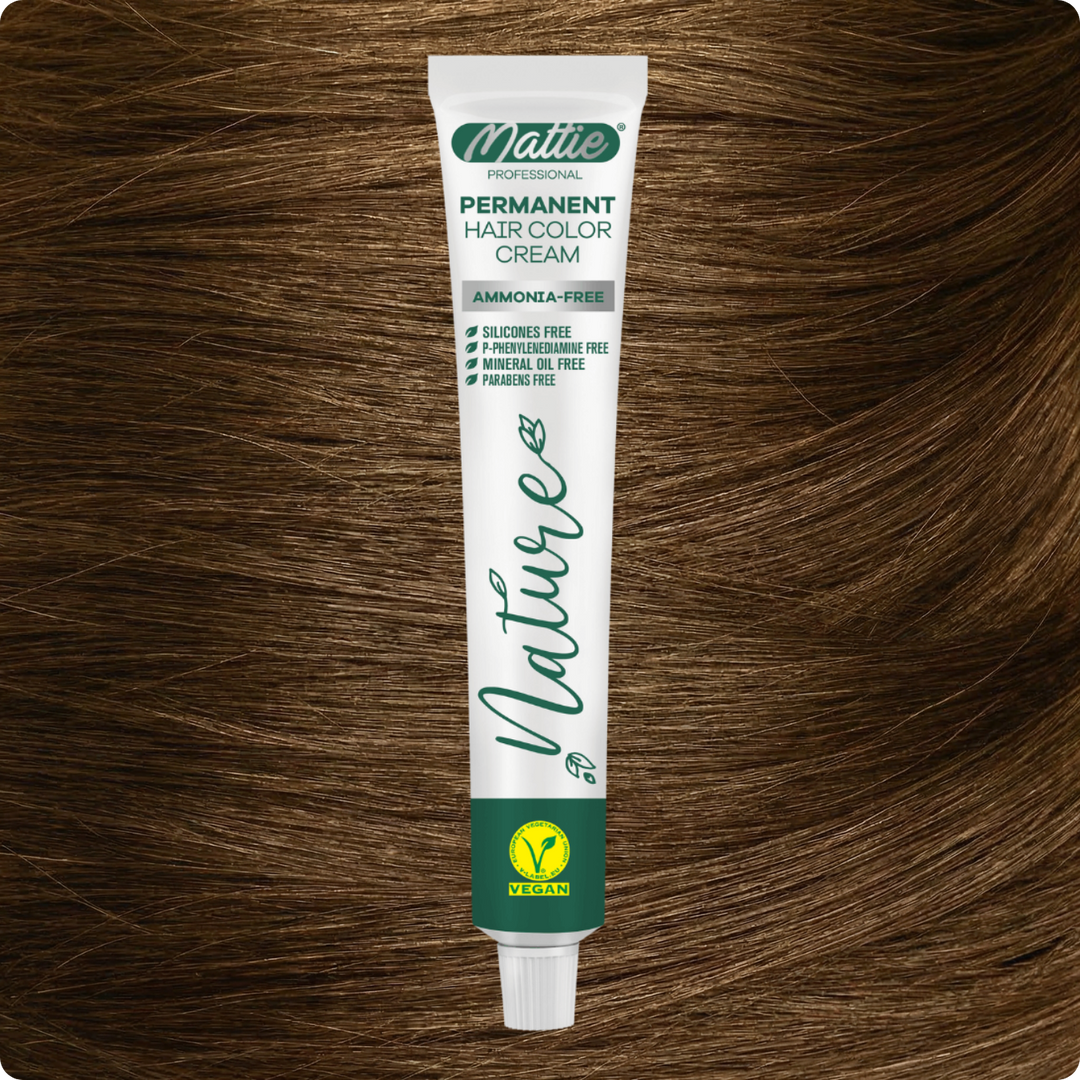 Mattie Professional Nature (7.0) Intensywny Blond - Wegańska Permanentna Kremowa Farba Do Włosów 60ml