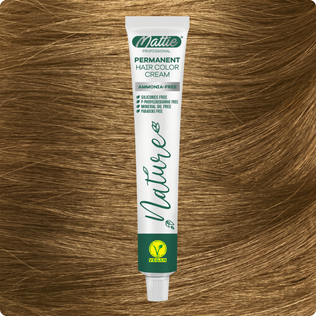 Mattie Professional Nature (8.0) Intensywny Jasny Blond - Wegańska Permanentna Kremowa Farba Do Włosów 60ml