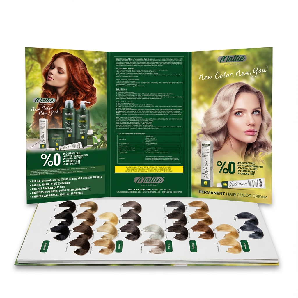 Mattie Professional - Wzornik Trwałych Farb Do Włosów