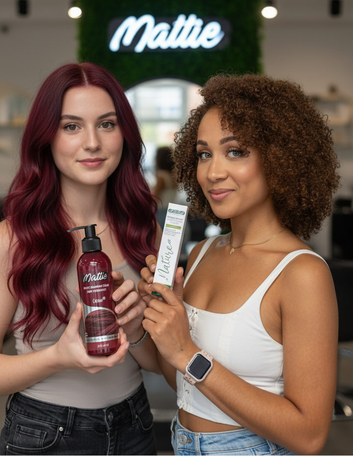 Mattie Turquoise - Wegańska Półpermanentna Koloryzacja Bezpośrednia Kremowa Farba Do Włosów 210 ml