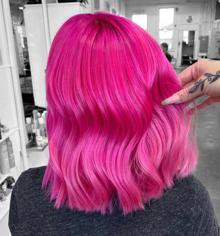 Mattie Bright Pink - Wegańska Półpermanentna Koloryzacja Bezpośrednia Kremowa Farba Do Włosów 210 ml