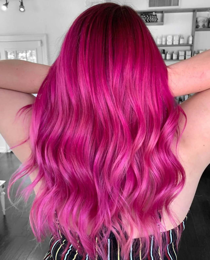 Mattie Bright Pink - Wegańska Półpermanentna Koloryzacja Bezpośrednia Kremowa Farba Do Włosów 210 ml